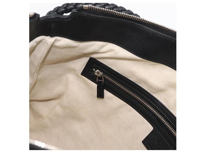GUCCI Shoulder Bag Leather Black Silver 268244 - vista 22