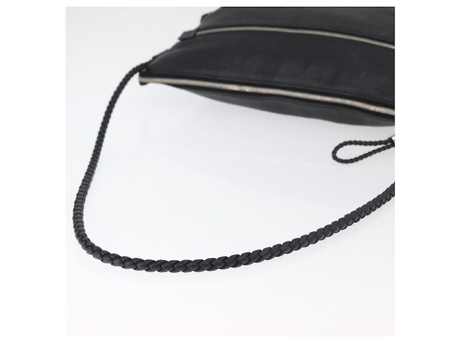 GUCCI Shoulder Bag Leather Black Silver 268244 - vista 7