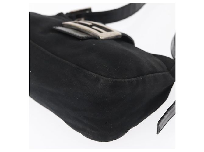 FENDI Hand Bag Nylon Black Silver - vista 14