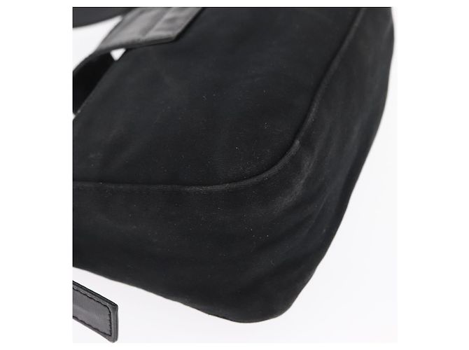 FENDI Hand Bag Nylon Black Silver - vista 15
