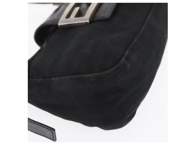 FENDI Hand Bag Nylon Black Silver - vista 9