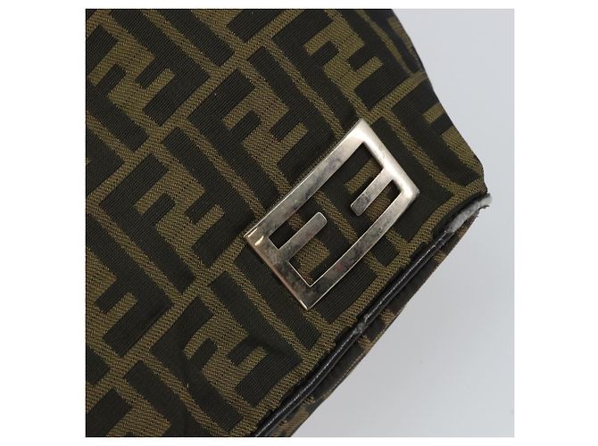 FENDI Zucca Canvas Tote Bag Black Brown - vista 17