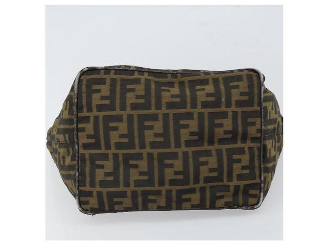FENDI Zucca Canvas Tote Bag Black Brown - vista 5
