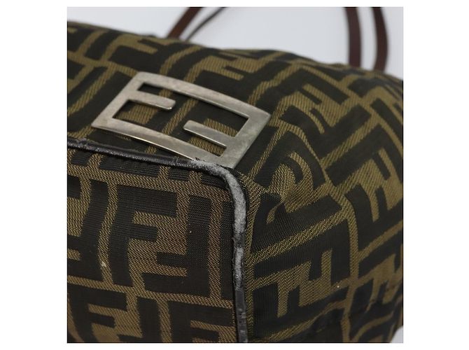 FENDI Zucca Canvas Tote Bag Black Brown - vista 9