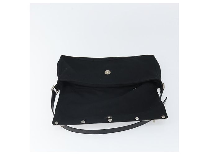 FENDI Shoulder Bag Cotton Black Silver - vista 10