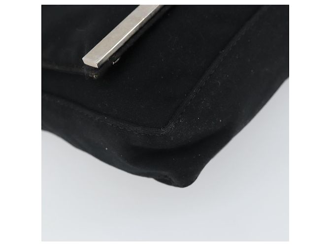 FENDI Shoulder Bag Cotton Black Silver - vista 15