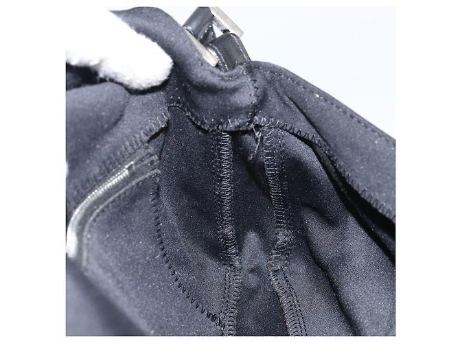 FENDI Shoulder Bag Cotton Black Silver - vista 19