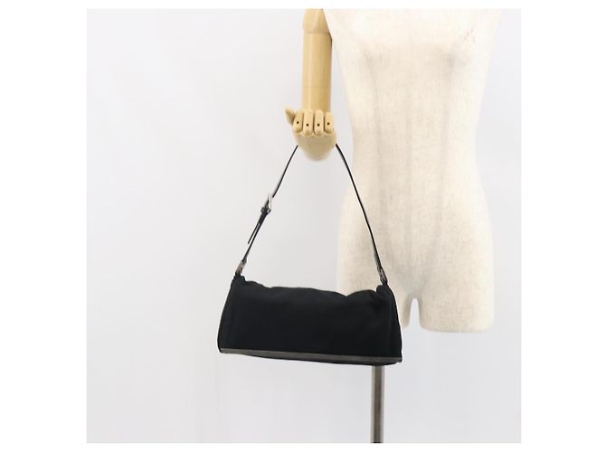FENDI Shoulder Bag Cotton Black Silver - vista 23