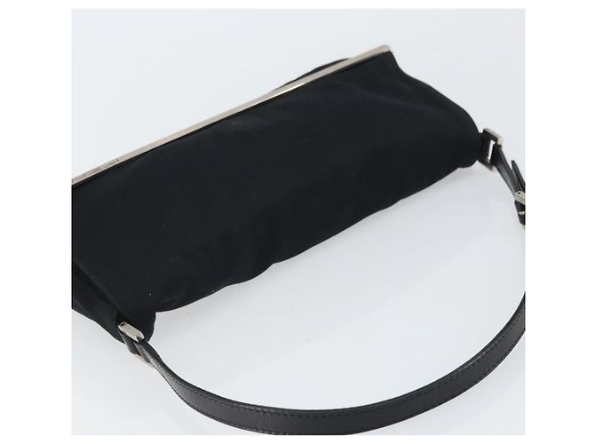 FENDI Shoulder Bag Cotton Black Silver - vista 6