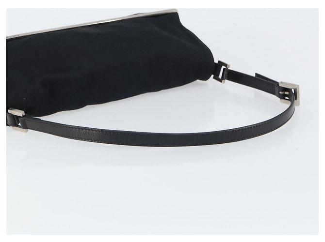 FENDI Shoulder Bag Cotton Black Silver - vista 7