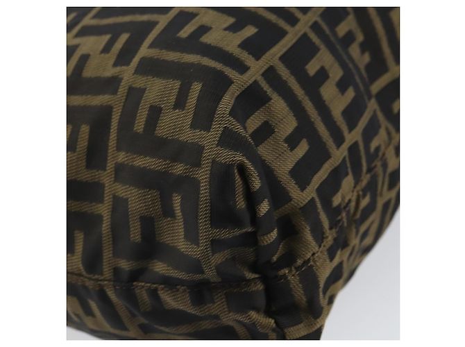 FENDI Zucca Canvas Tote Bag Black Brown - vista 17