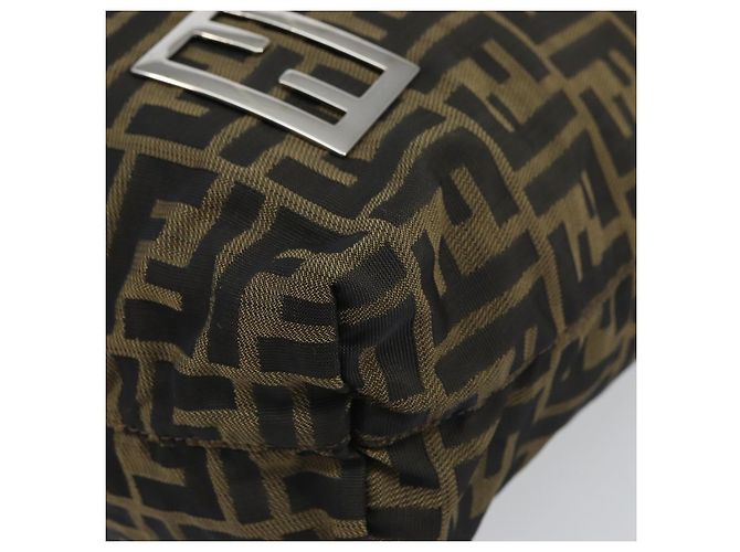 FENDI Zucca Canvas Tote Bag Black Brown - vista 8