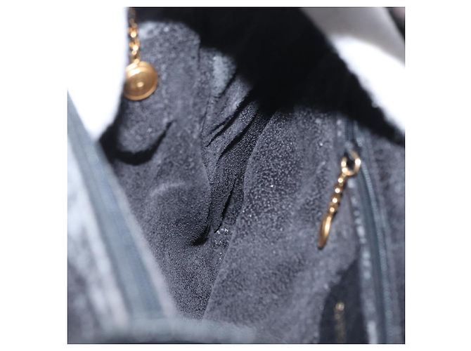 GUCCI Bamboo Hand Bag Leather Black Gold 02 1059 260 - vista 19