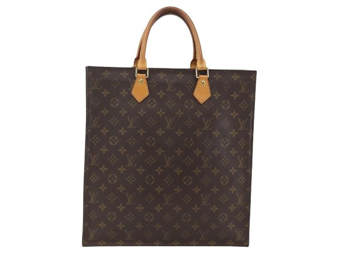LOUIS VUITTON Monogram Sac Plat Hand Bag M51140 LV - vista 13