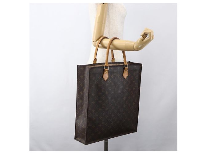 LOUIS VUITTON Monogram Sac Plat Hand Bag M51140 LV - vista 20