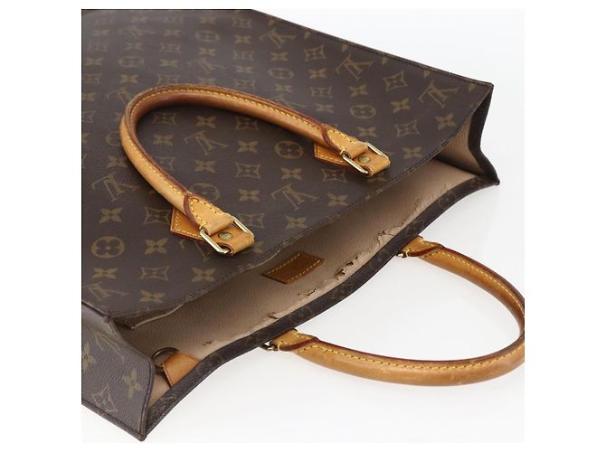 LOUIS VUITTON Monogram Sac Plat Hand Bag M51140 LV - vista 6