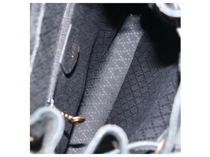 GUCCI Bamboo Backpack Suede Black Gold 003 1705 0030 - vista 11
