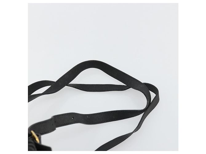 GUCCI Bamboo Backpack Suede Black Gold 003 1705 0030 - vista 15