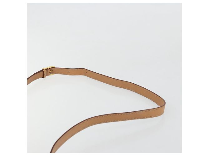 Céline CELINE Macadam Canvas Circle Shoulder Bag PVC Leather Brown Gold - vista 8