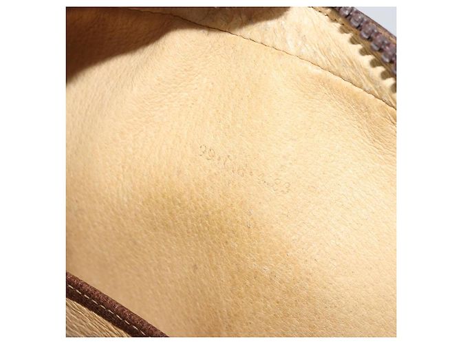 GUCCI GG Supreme Web Sherry Line Shoulder Bag PVC Beige Gold Red - vista 12