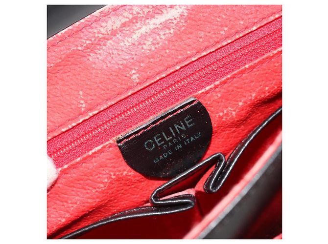Céline CELINE Shoulder Bag Leather Black Gold - vista 20