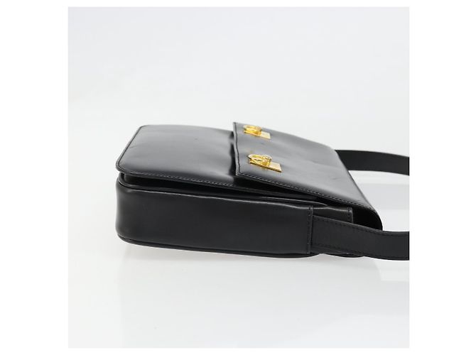 Céline CELINE Shoulder Bag Leather Black Gold - vista 3