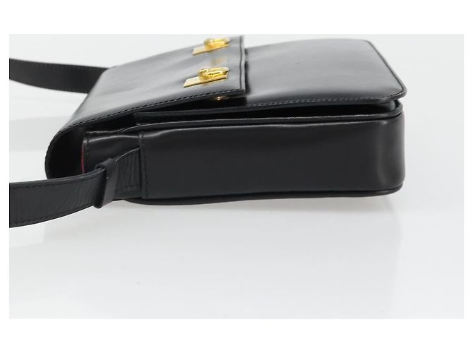 Céline CELINE Shoulder Bag Leather Black Gold - vista 4