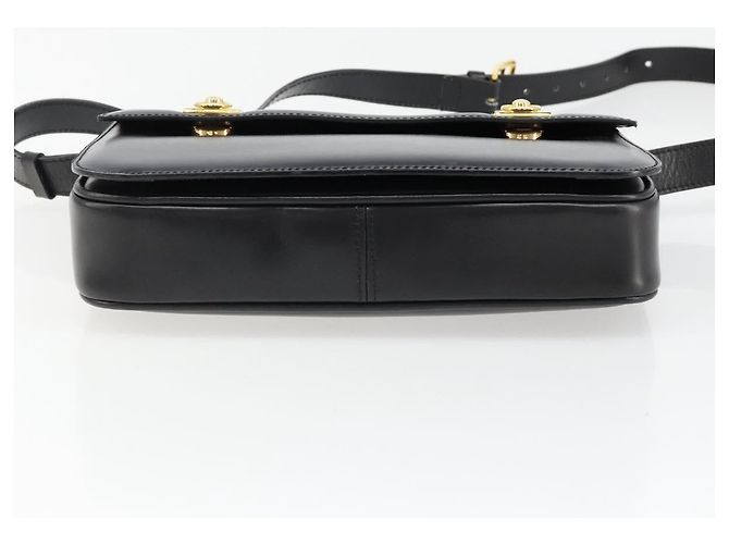Céline CELINE Shoulder Bag Leather Black Gold - vista 5