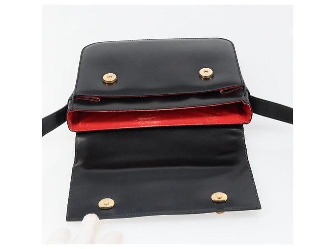 Céline CELINE Shoulder Bag Leather Black Gold - vista 9