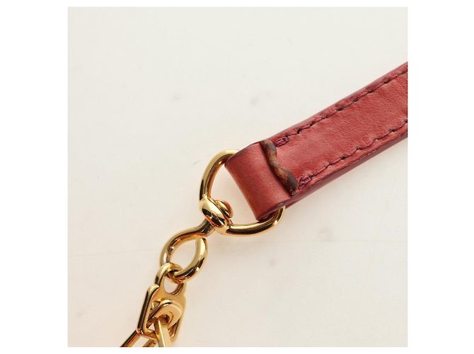 Miu Miu Hand Bag Leather 2way Pink Gold - vista 19