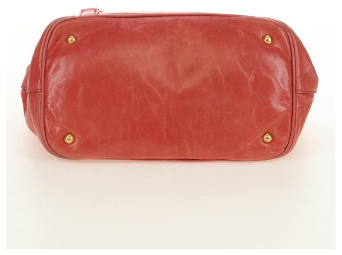 Miu Miu Hand Bag Leather 2way Pink Gold - vista 20