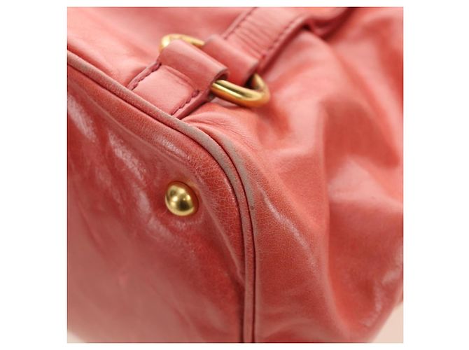 Miu Miu Hand Bag Leather 2way Pink Gold - vista 22