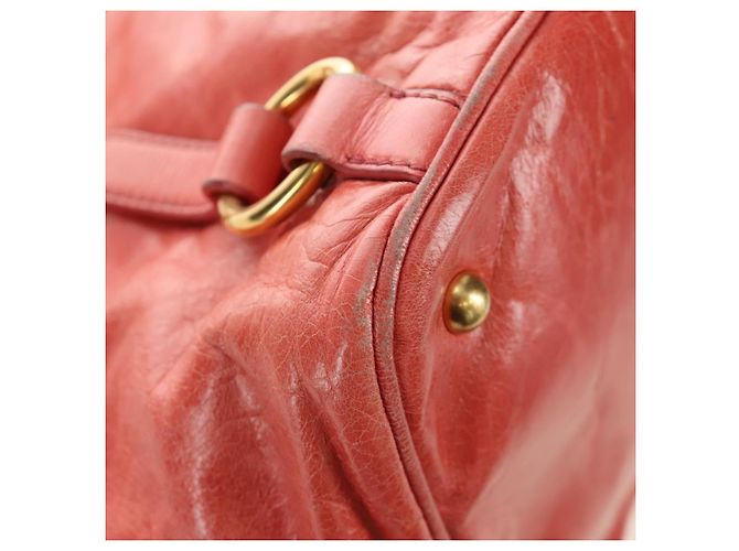Miu Miu Hand Bag Leather 2way Pink Gold - vista 23