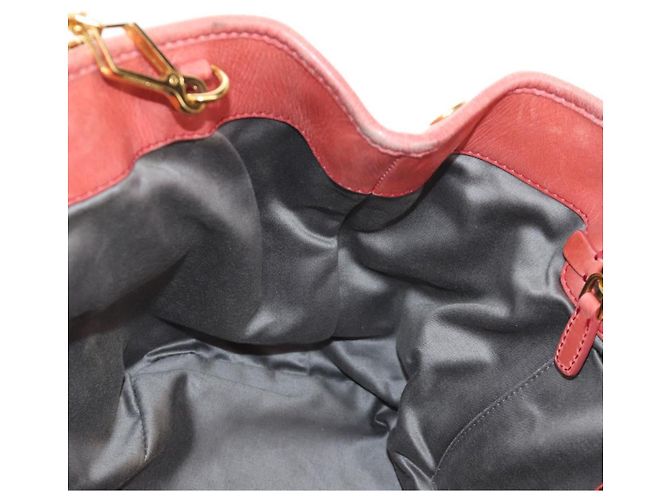 Miu Miu Hand Bag Leather 2way Pink Gold - vista 27
