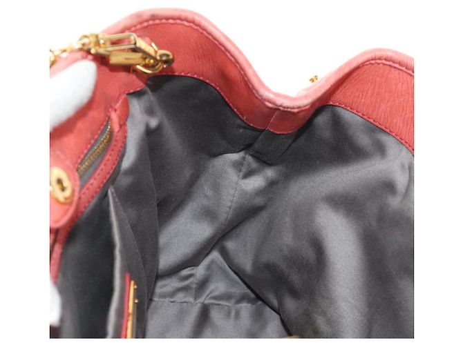 Miu Miu Hand Bag Leather 2way Pink Gold - vista 28