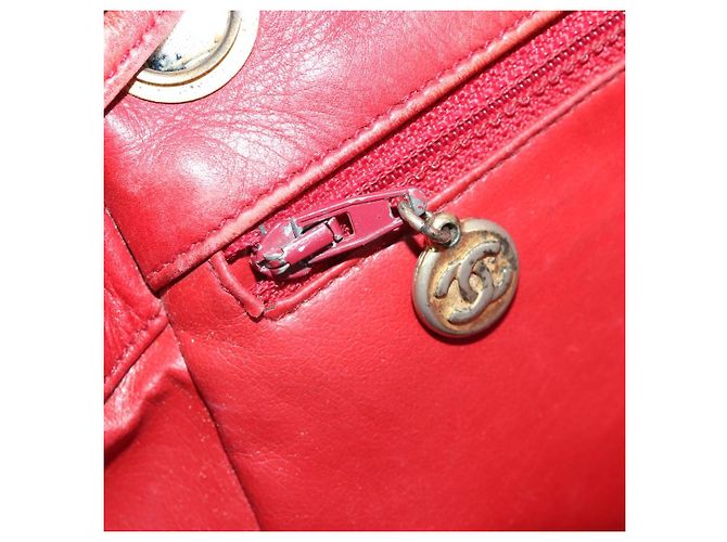CHANEL Matelasse Chain Backpack Denim Blue Gold CC - vista 20