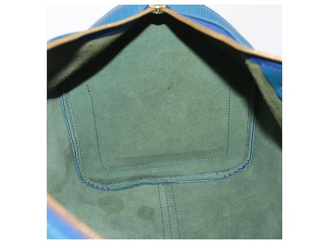 LOUIS VUITTON Epi Keepall 45 Boston Bag Blue M42975 LV - vista 20