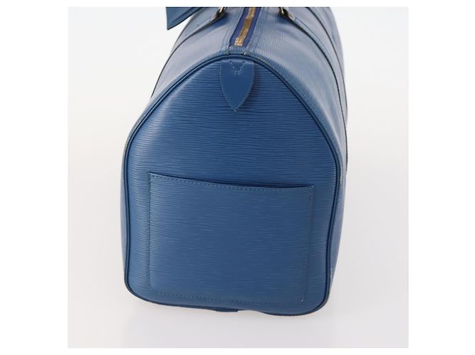 LOUIS VUITTON Epi Keepall 45 Boston Bag Blue M42975 LV - vista 3