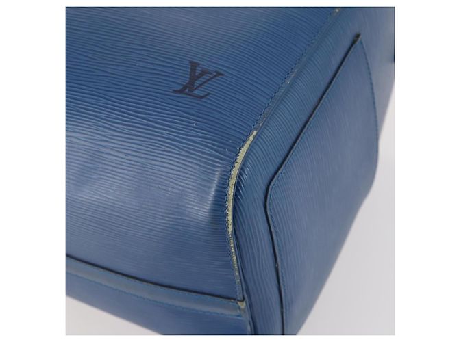 LOUIS VUITTON Epi Keepall 45 Boston Bag Blue M42975 LV - vista 9