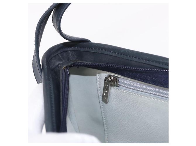 LOEWE Anagram Shoulder Bag Suede Leather Gray Silver - vista 20