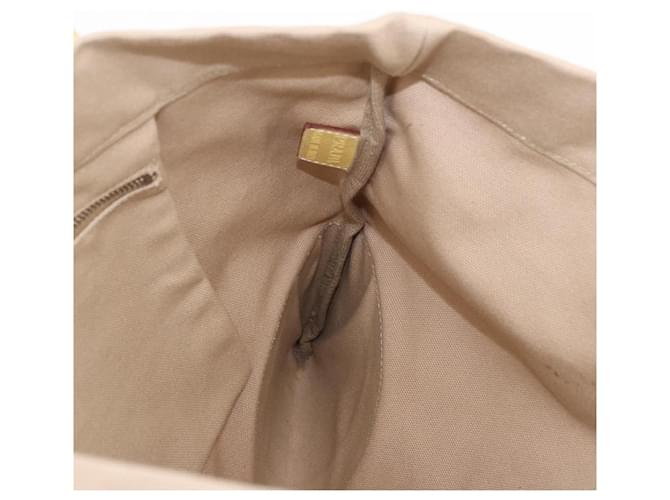PRADA Tote Bag Canvas Beige Silver - vista 19