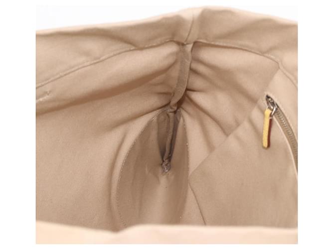 PRADA Tote Bag Canvas Beige Silver - vista 20