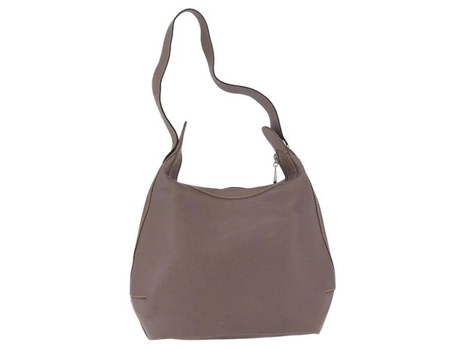 LOEWE Shoulder Bag Leather Purple gray - vista 2