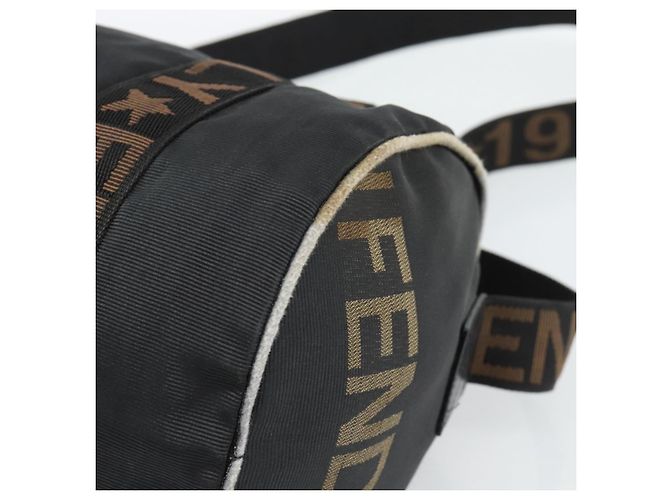 FENDI Hand Bag Canvas 2way Black Gold - vista 16