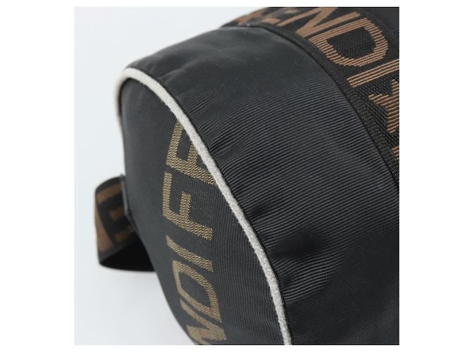 FENDI Hand Bag Canvas 2way Black Gold - vista 19