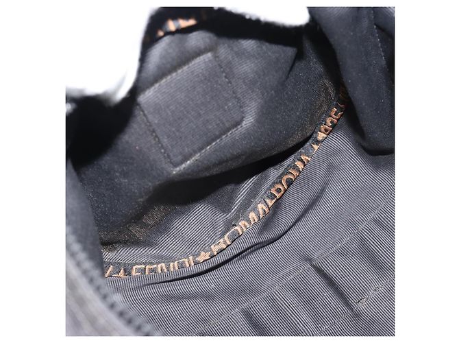 FENDI Hand Bag Canvas 2way Black Gold - vista 23