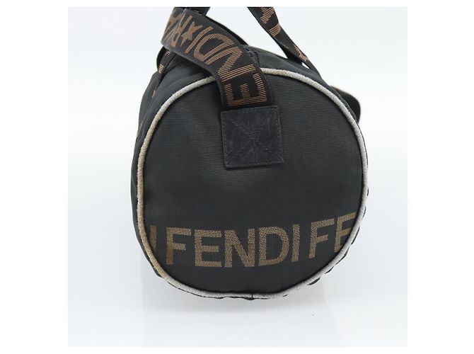 FENDI Hand Bag Canvas 2way Black Gold - vista 4