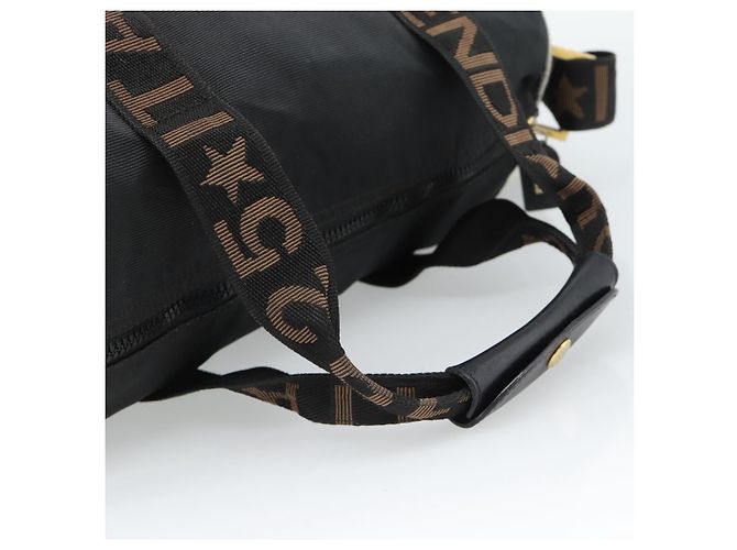 FENDI Hand Bag Canvas 2way Black Gold - vista 7