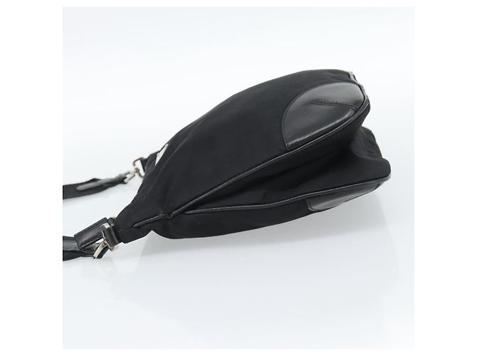 PRADA Schultertasche Nylon Black Silver - Ansicht 3