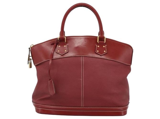 LOUIS VUITTON Lockit Hand Bag Suhari Red M95862 LV - vista 13